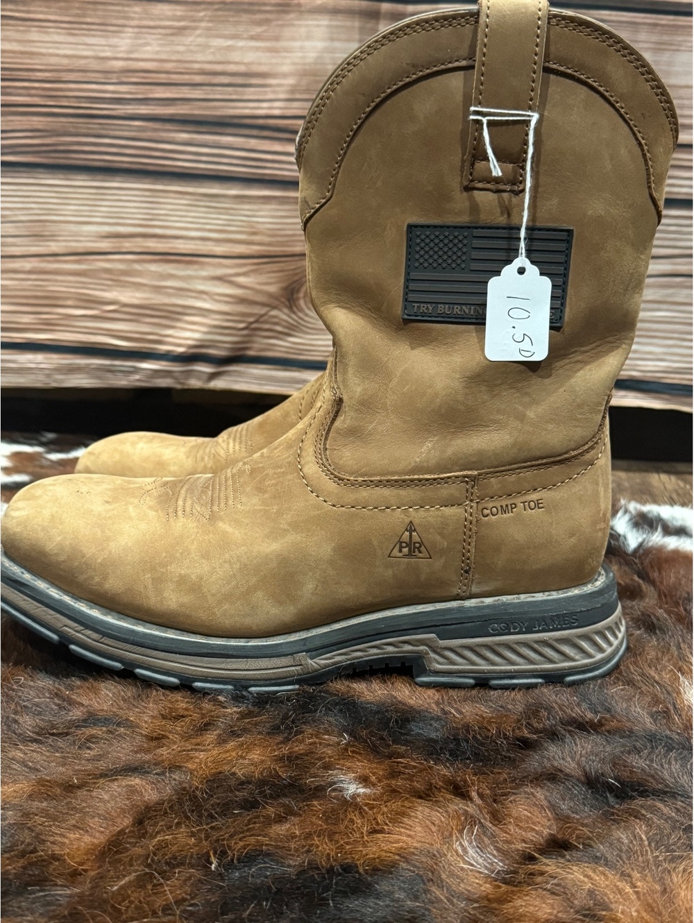 Cody James Disruptor Men’s Work Boots Size 10.5 D